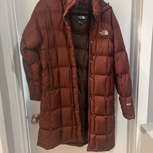 The North Face Women's Puffer Jacket in  Rust